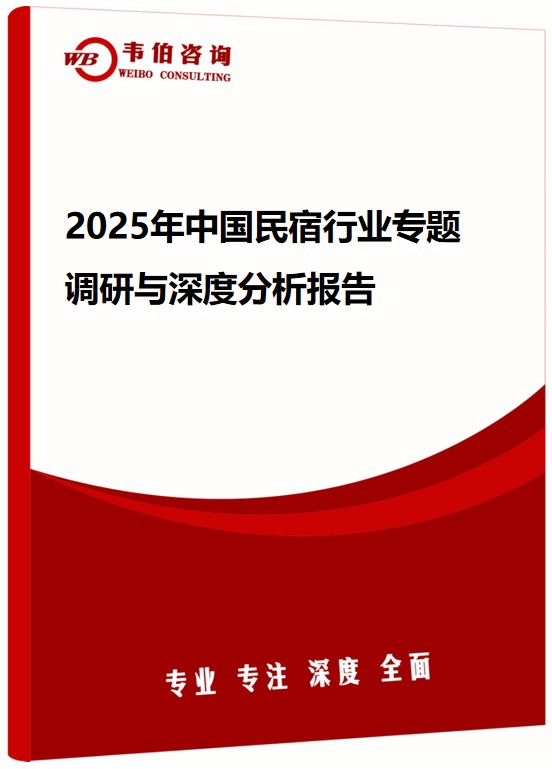 2025年中国民宿行业专题调研与深度分析报告