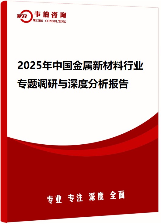 2025年中国金属新材料行业专题调研与深度分析报告