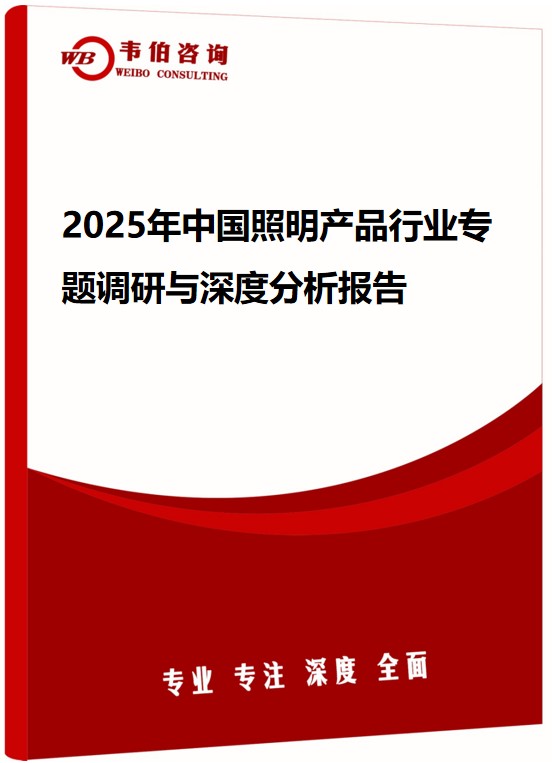 2025年中国照明产品行业专题调研与深度分析报告