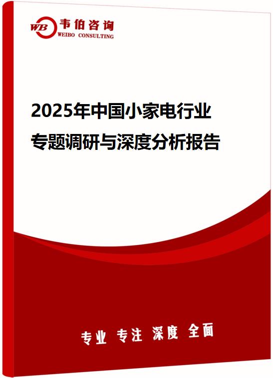 2025年中国小家电行业专题调研与深度分析报告