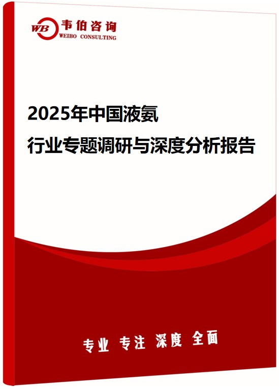 2025年中国液氨行业专题调研与深度分析报告