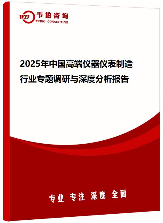 2025年中国高端仪器仪表制造行业专题调研与深度分析报告