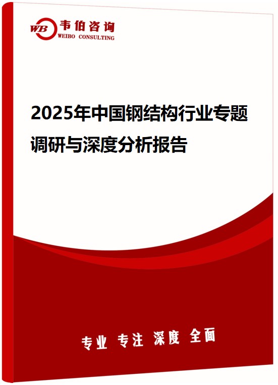 2025年中国钢结构行业专题调研与深度分析报告