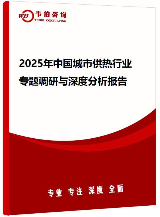 2025年中国城市供热行业专题调研与深度分析报告