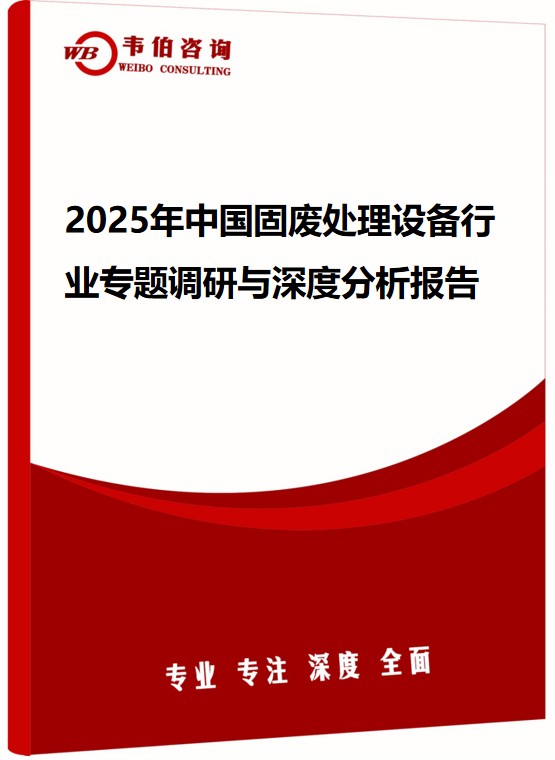 2025年中国固废处理设备行业专题调研与深度分析报告