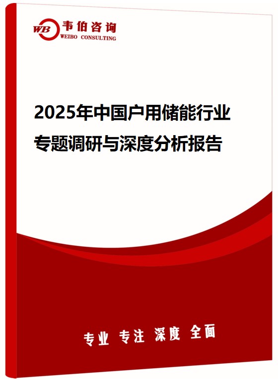 2025年中国户用储能行业专题调研与深度分析报告
