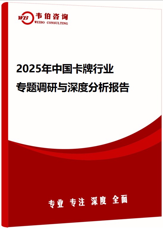 2025年中国卡牌行业专题调研与深度分析报告
