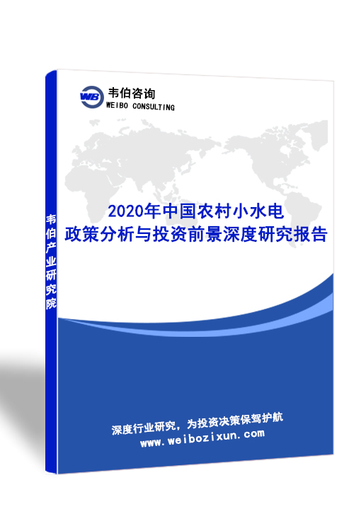 2020年中國(guó)農(nóng)村小水電政策分析與投資前景深度研究報(bào)告