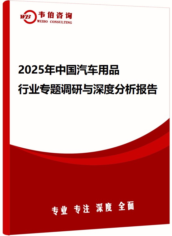 2025年中国汽车用品行业专题调研与深度分析报告