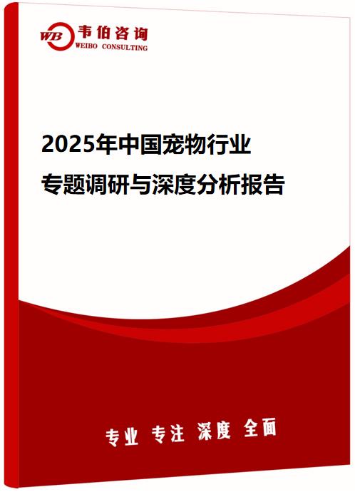 2025年中国宠物行业专题调研与深度分析报告