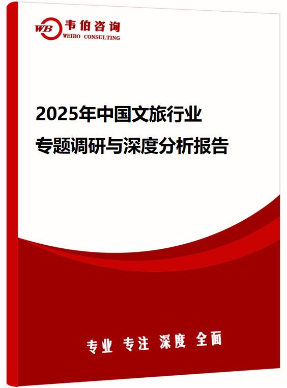 2025年中国文旅行业专题调研与深度分析报告