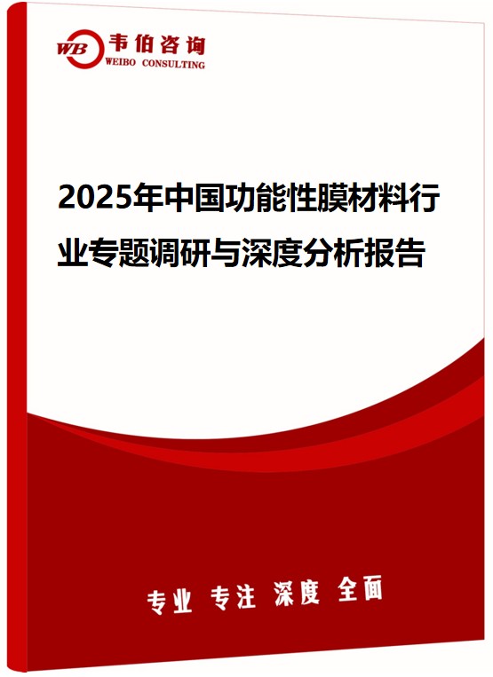 2025年中国功能性膜材料行业专题调研与深度分析报告
