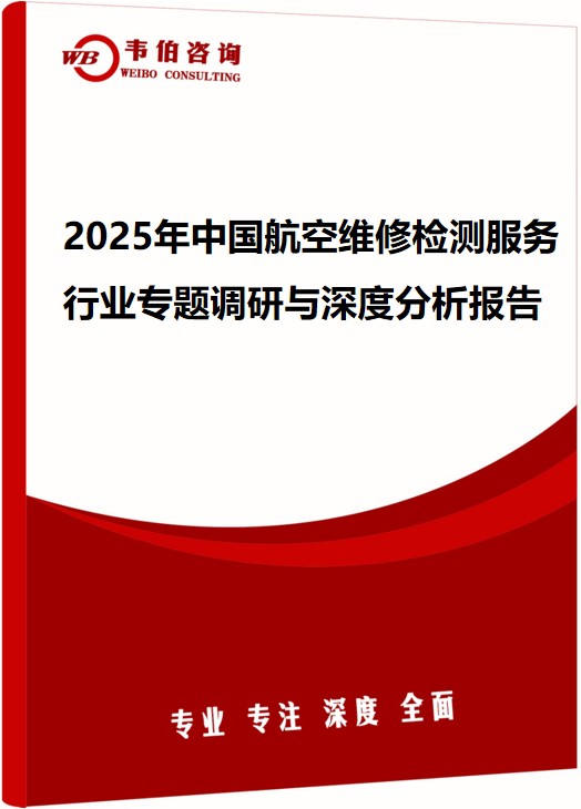 2025年中国航空维修检测服务行业专题调研与深度分析报告