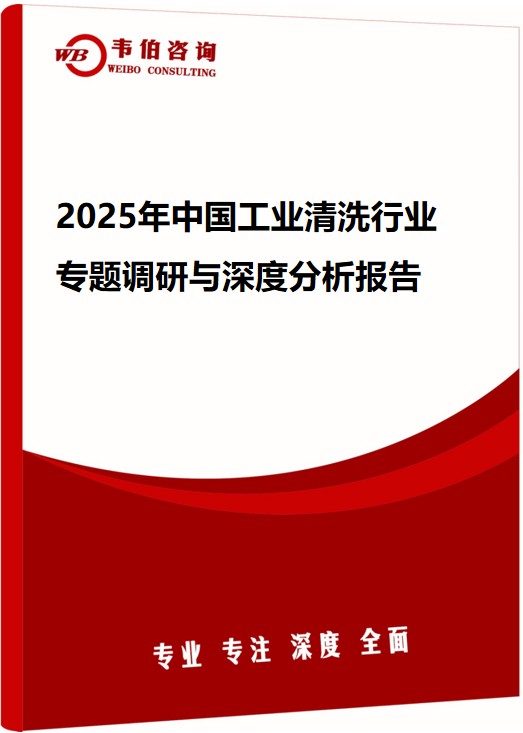 2025年中国工业清洗行业专题调研与深度分析报告