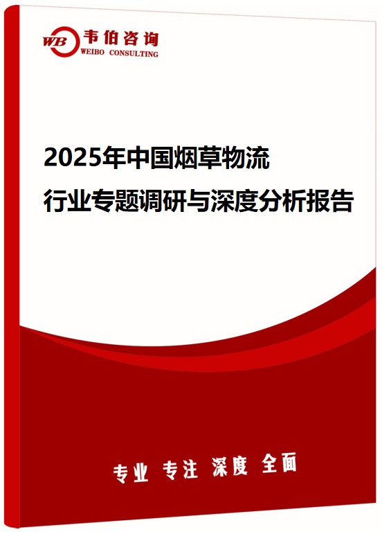 2025年中国烟草物流行业专题调研与深度分析报告
