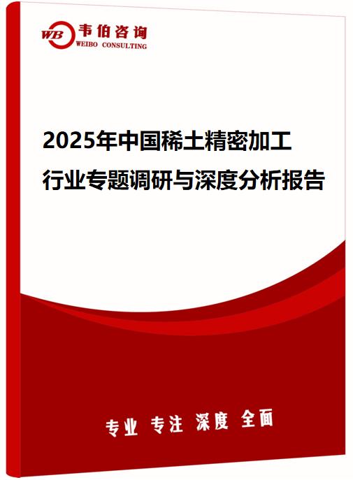 2025年中国稀土精密加工行业专题调研与深度分析报告