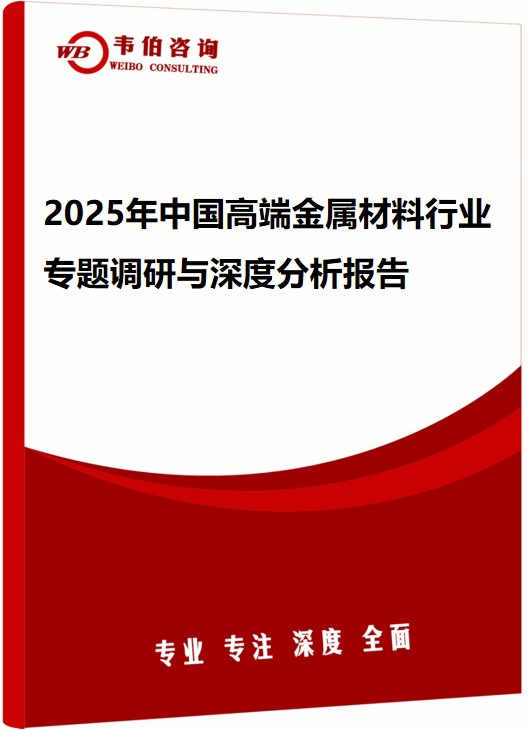 2025年中国高端金属材料行业专题调研与深度分析报告