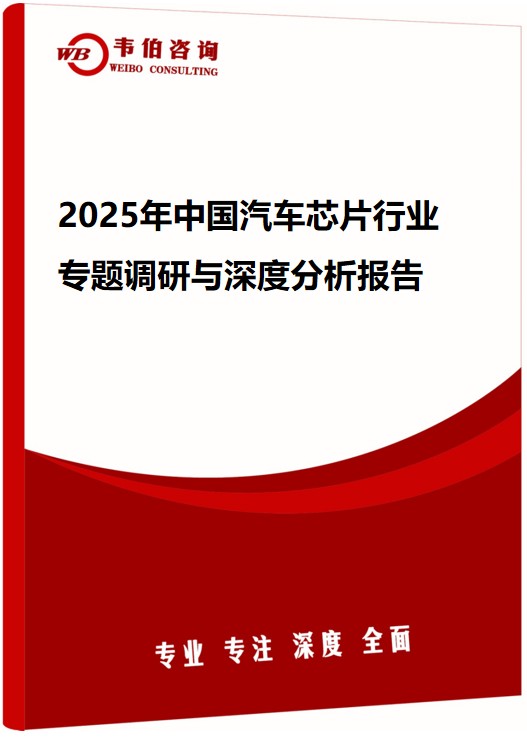 2025年中国汽车芯片行业专题调研与深度分析报告
